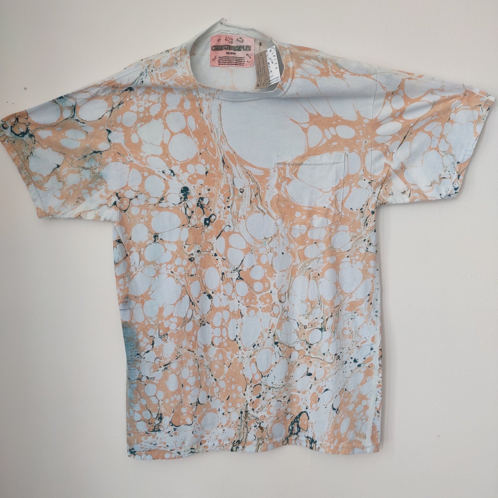SECONDS // ADULT MEDIUM MARBLED T-SHIRT M #42