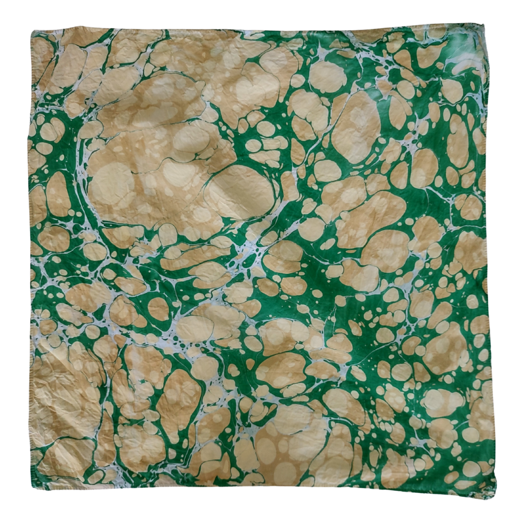 MARBLED COTTON BANDANA