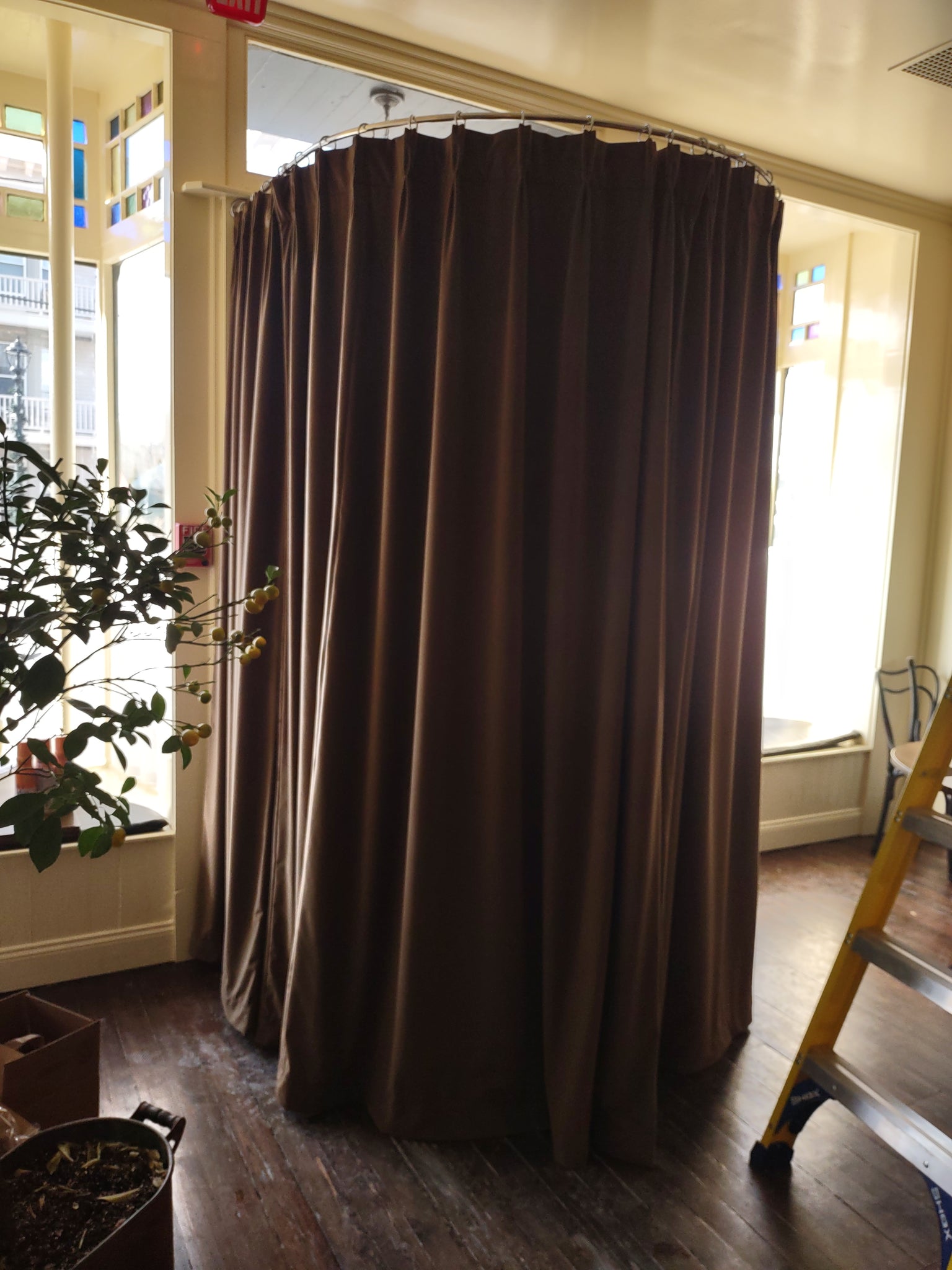 Restaurant Entryway Drapery