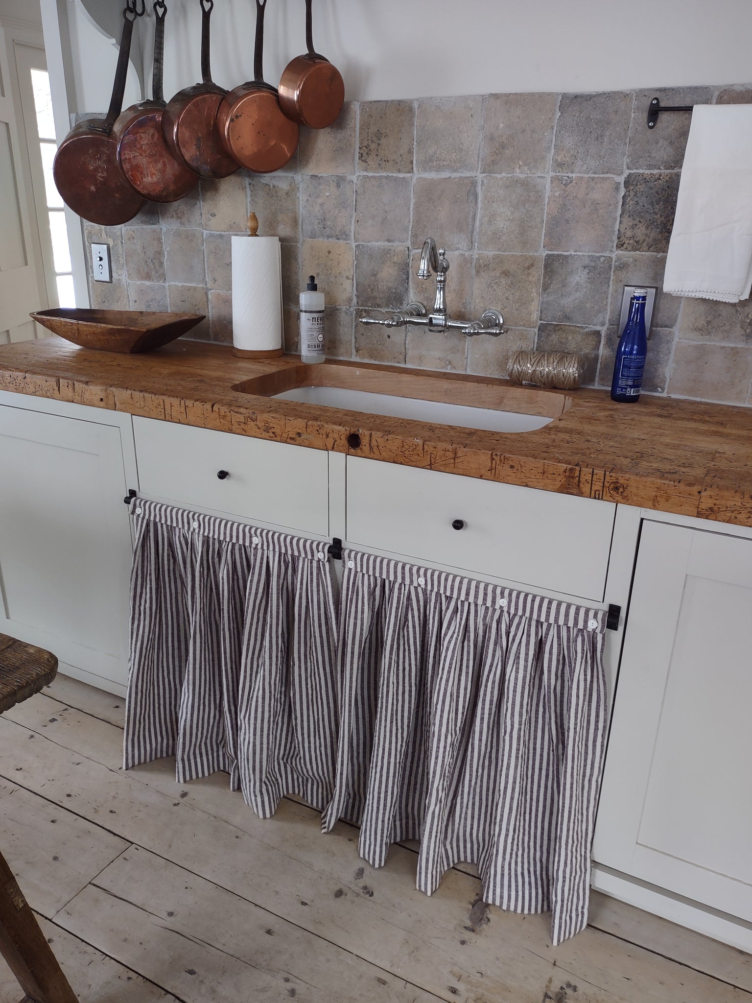 Chair Pad with Fabric Cover Buttons & Ties