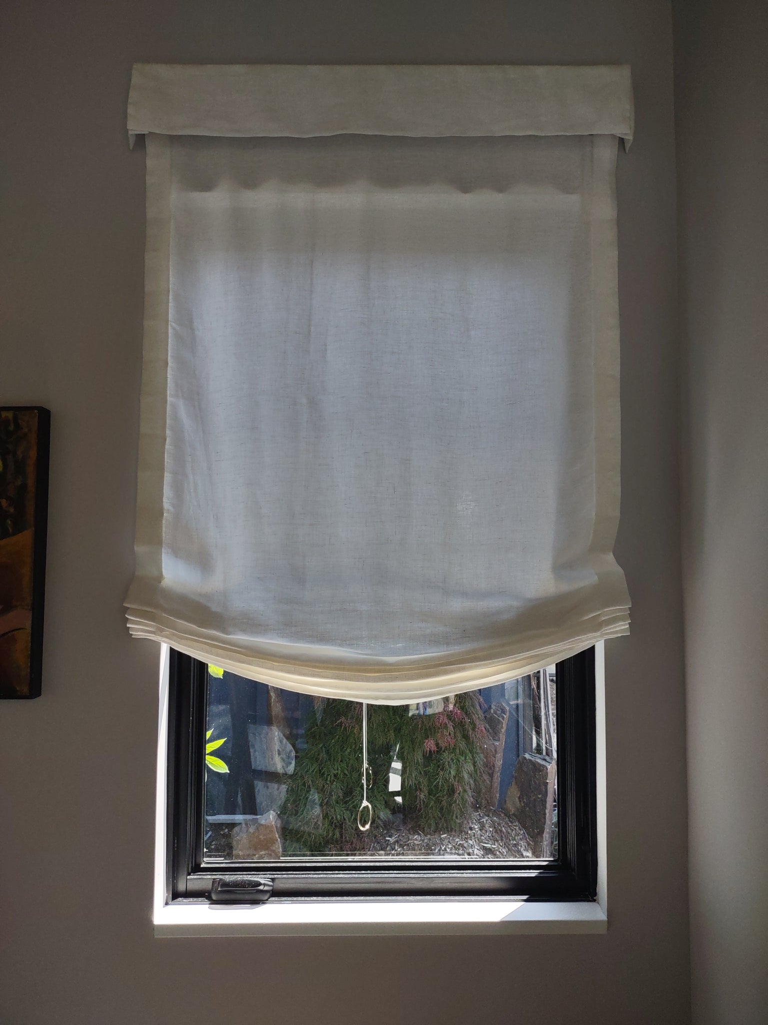 Chair Pad with Fabric Cover Buttons & Ties