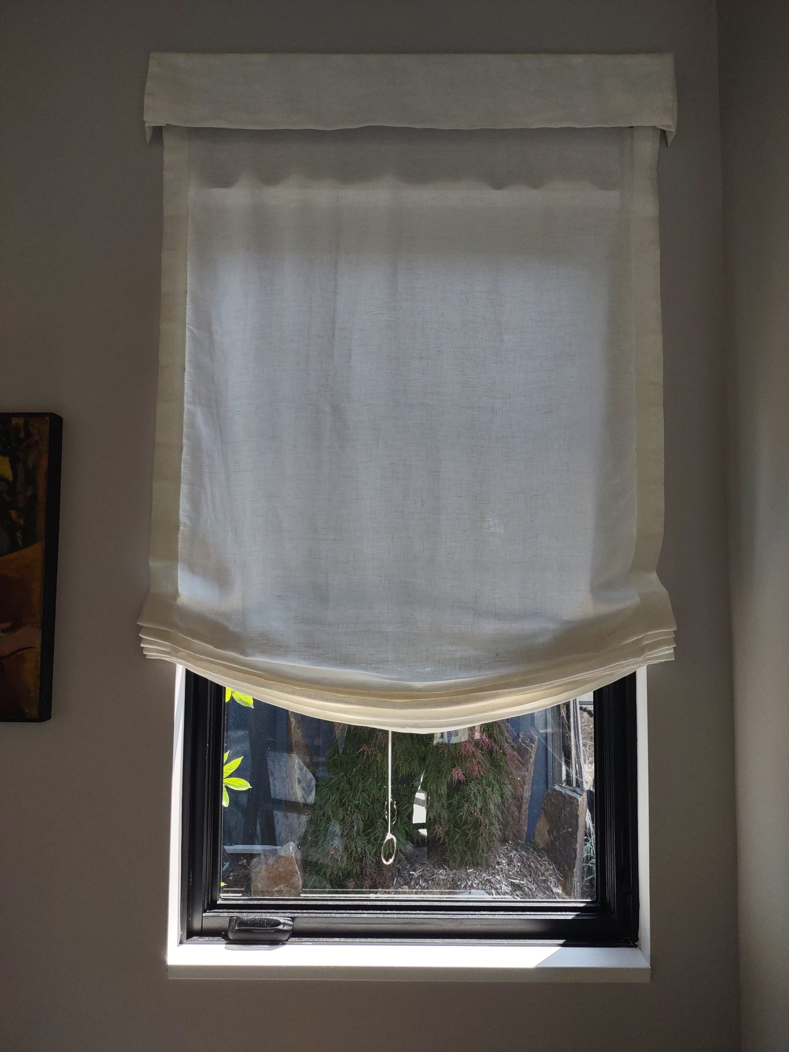 Chair Pad with Fabric Cover Buttons & Ties