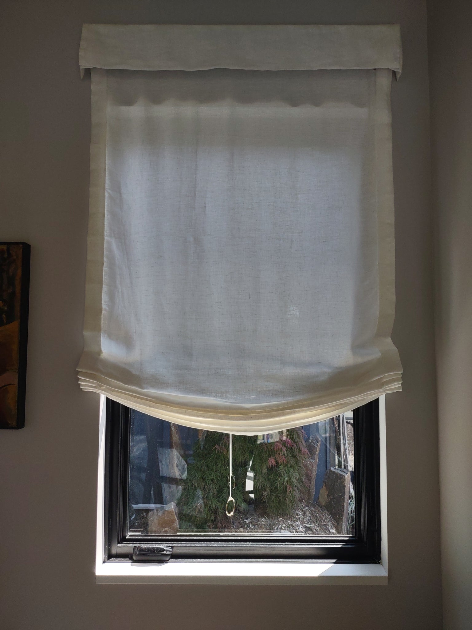 Chair Pad with Fabric Cover Buttons & Ties