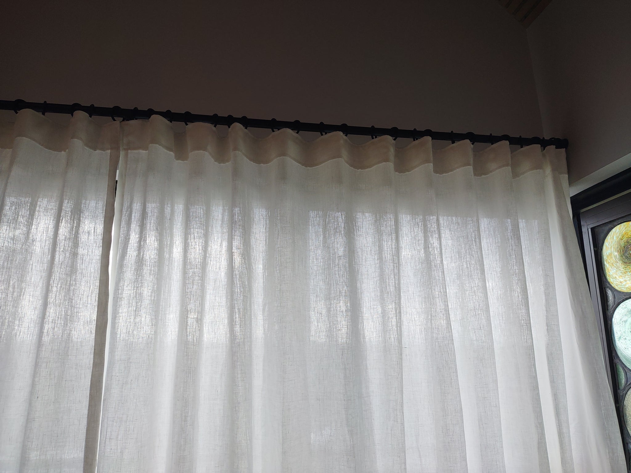 Chair Pad with Fabric Cover Buttons & Ties