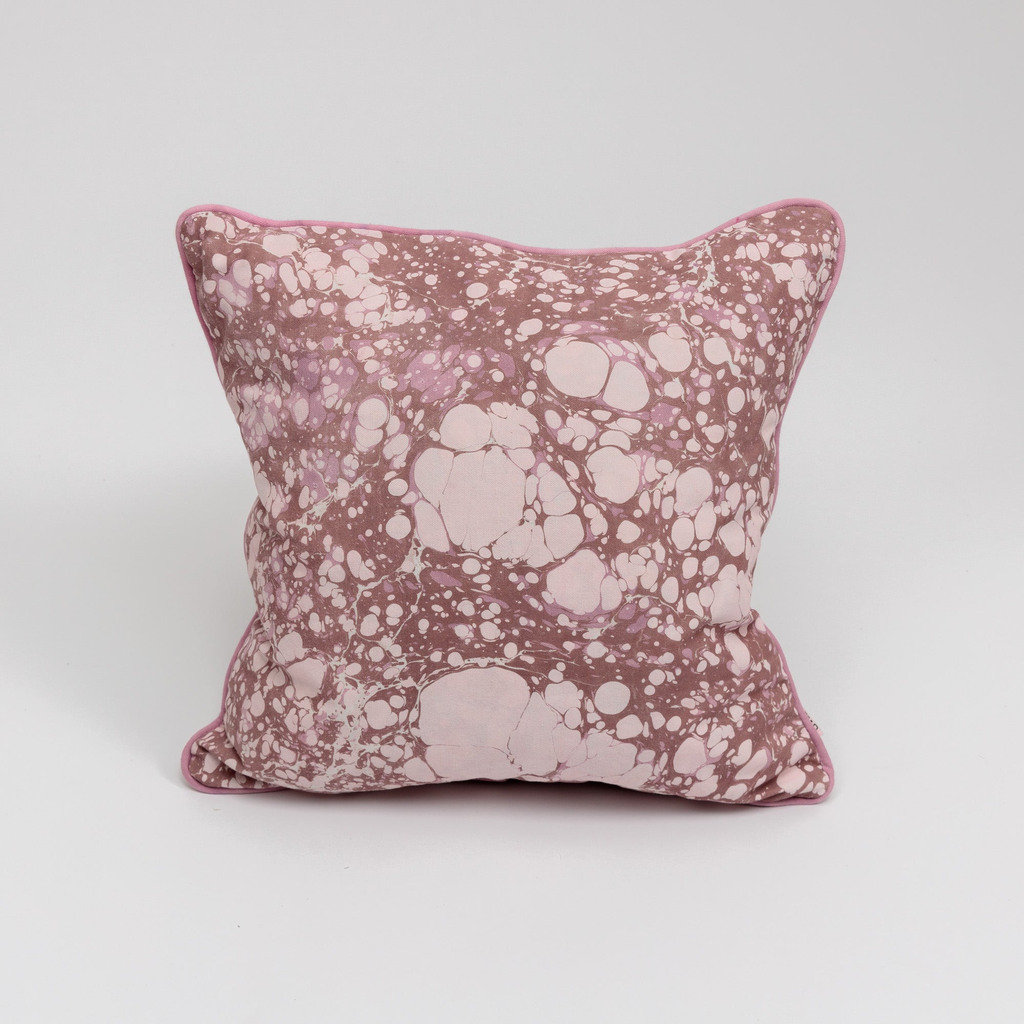 BASE - MARBLED THROW PILLOW - down feather insert – Christin Ripley
