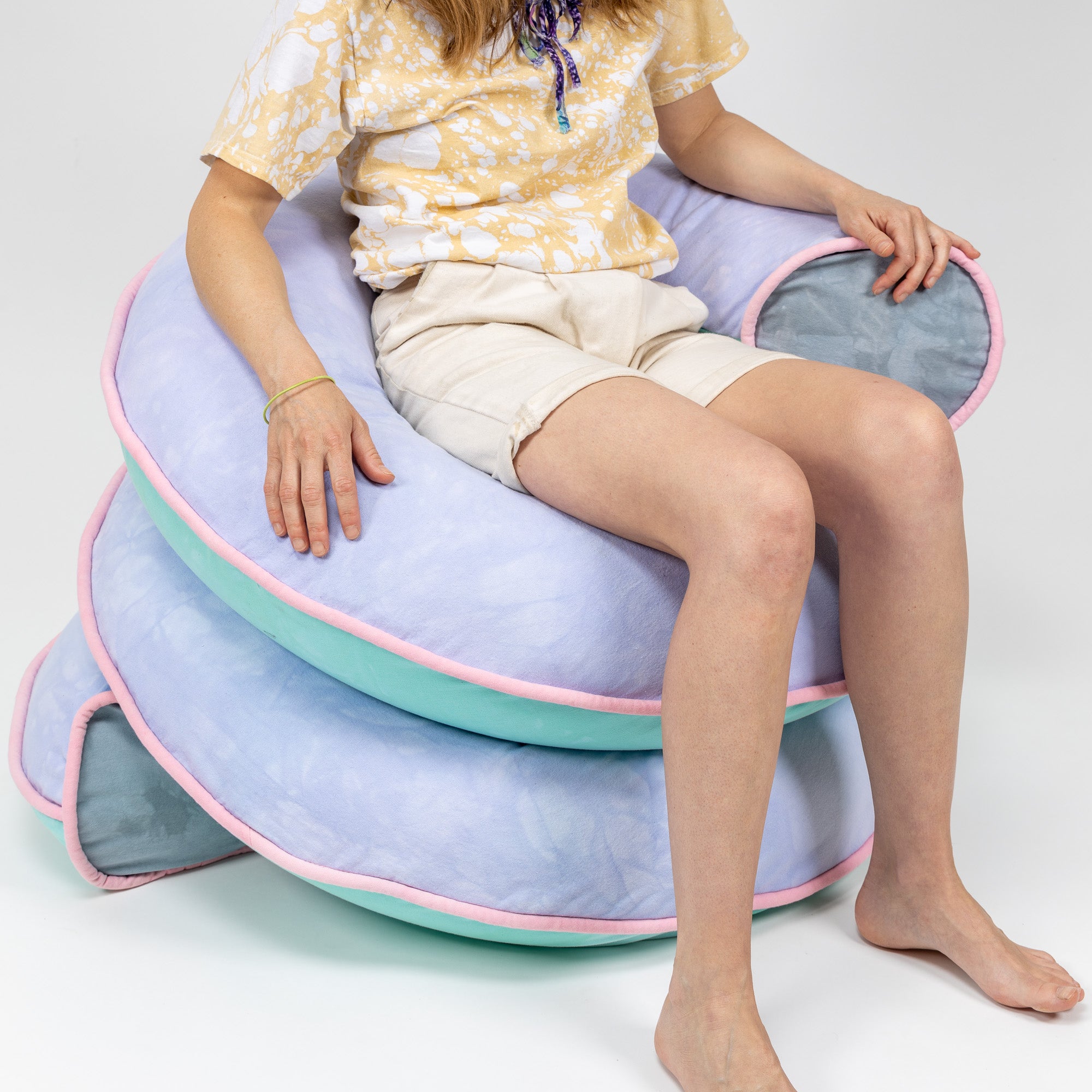 SPIRAL BEAN BAG CHAIR